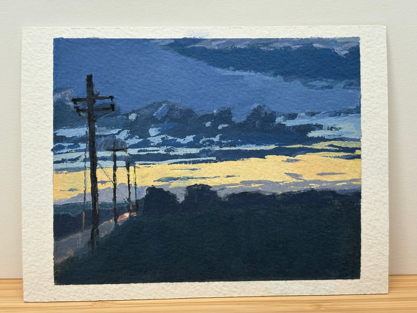 County Road 25 A Nocturne Plein Air