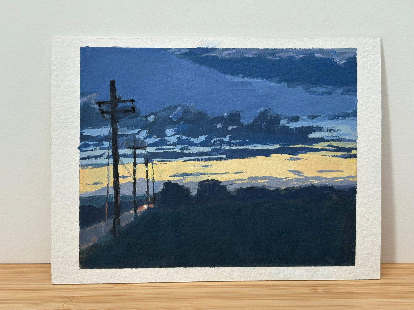 County Road 25 A Nocturne Plein Air