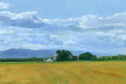 Spring Clouds Over the Ridge
